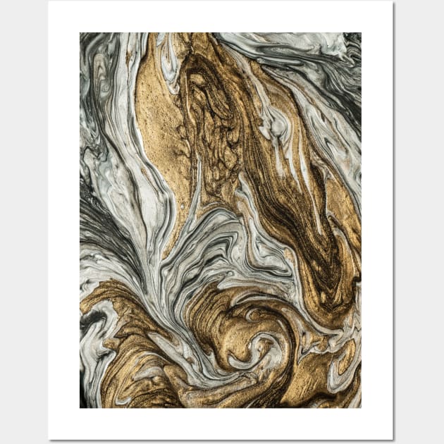 glamour 004 liquid brown colors Wall Art by pASob